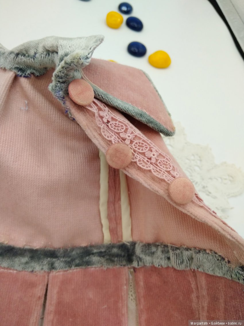 Наряд для реплики Брю — Редкие антикварные куклы и реплики: воск