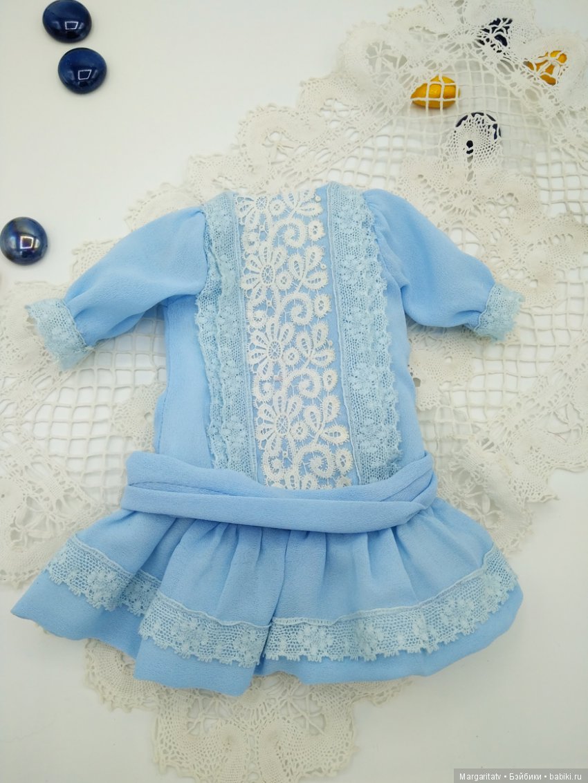 Наряд для реплики Брю — Редкие антикварные куклы и реплики: воск