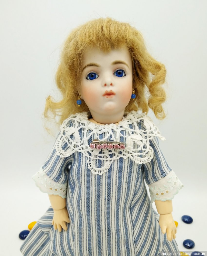 Наряд для реплики Брю — Редкие антикварные куклы и реплики: воск (фото 9)