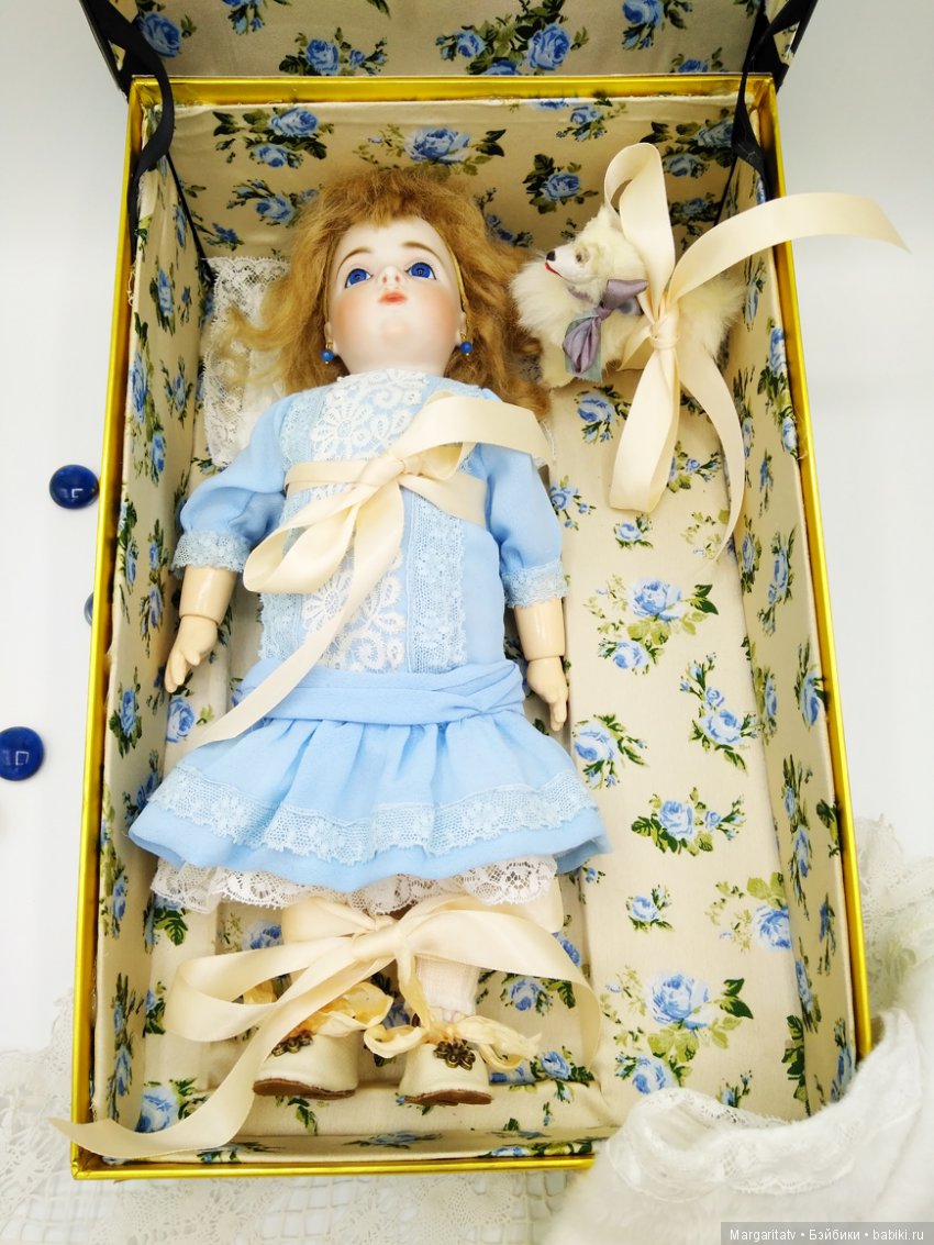 Наряд для реплики Брю — Редкие антикварные куклы и реплики: воск