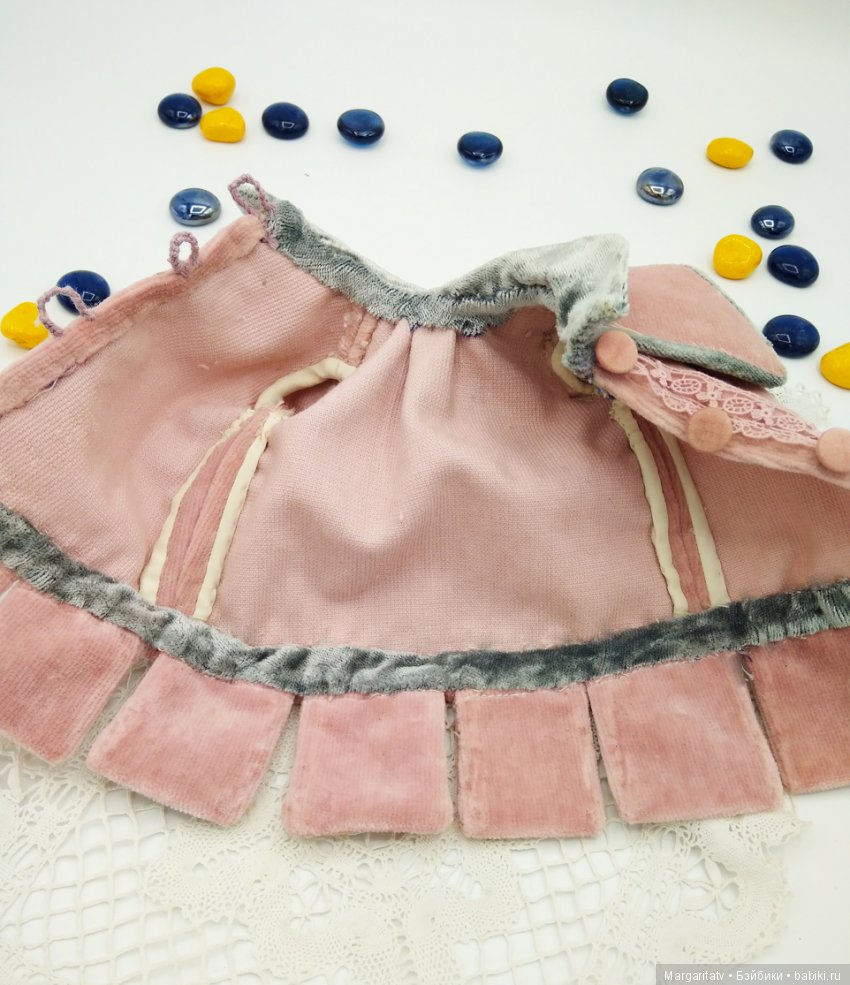 Наряд для реплики Брю — Редкие антикварные куклы и реплики: воск