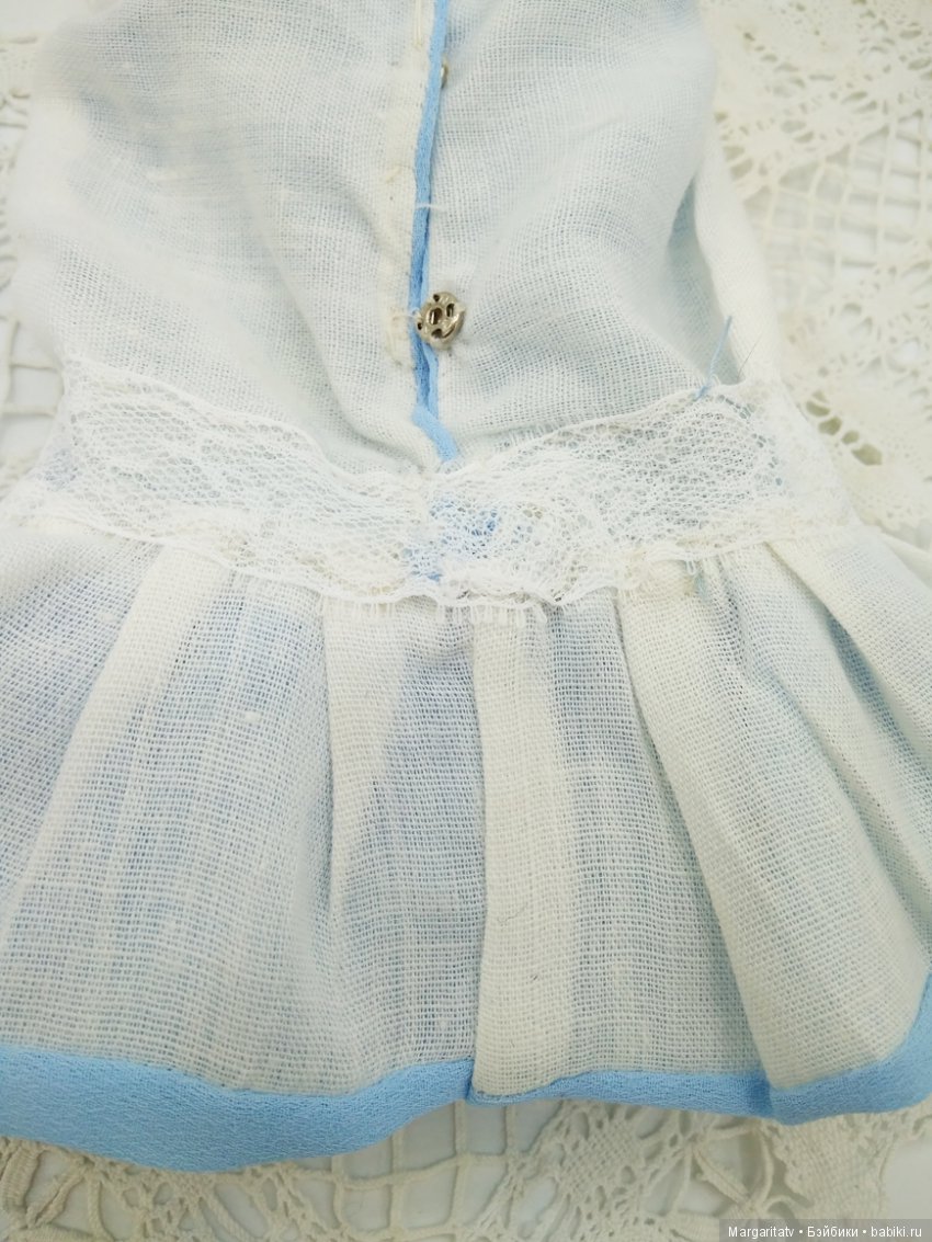 Наряд для реплики Брю — Редкие антикварные куклы и реплики: воск