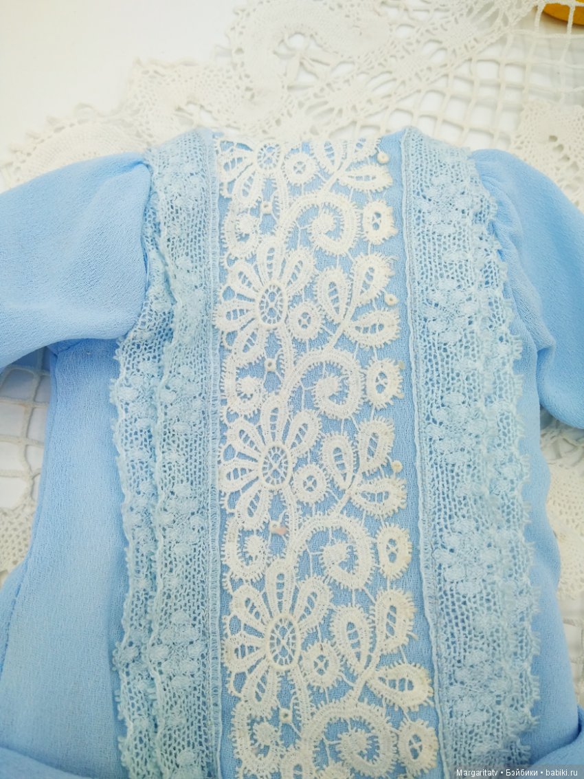 Наряд для реплики Брю — Редкие антикварные куклы и реплики: воск