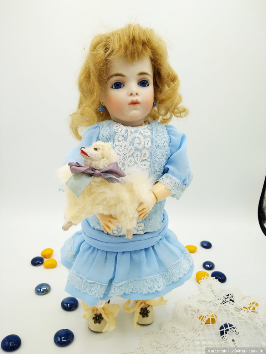 Наряд для реплики Брю — Редкие антикварные куклы и реплики: воск