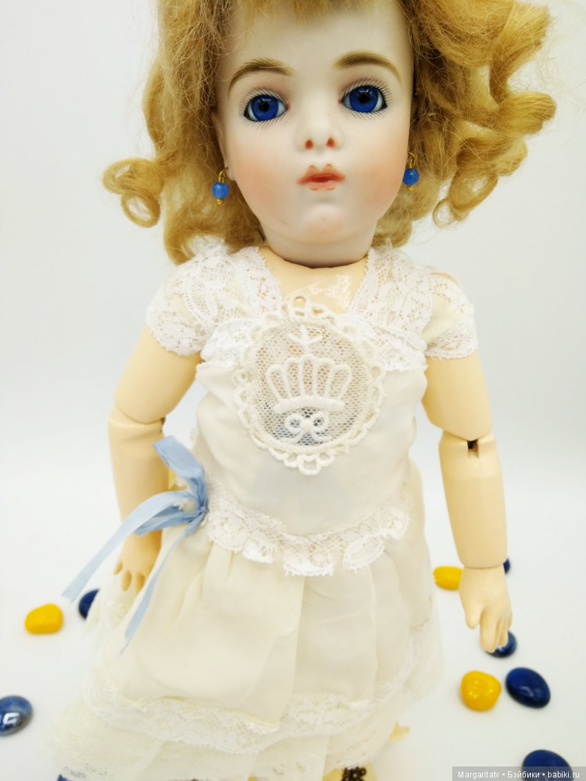 Наряд для реплики Брю — Редкие антикварные куклы и реплики: воск (фото 6)