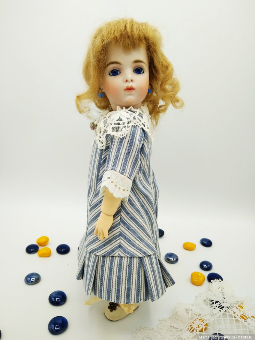 Наряд для реплики Брю — Редкие антикварные куклы и реплики: воск