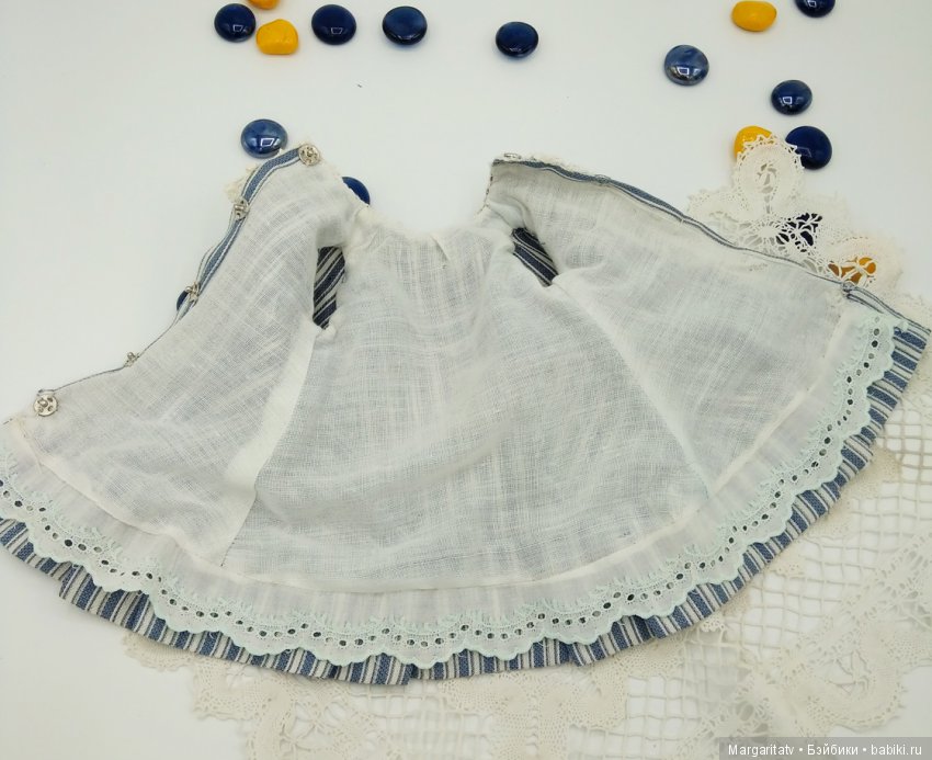 Наряд для реплики Брю — Редкие антикварные куклы и реплики: воск