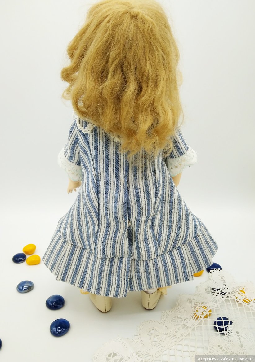 Наряд для реплики Брю — Редкие антикварные куклы и реплики: воск (фото 10)