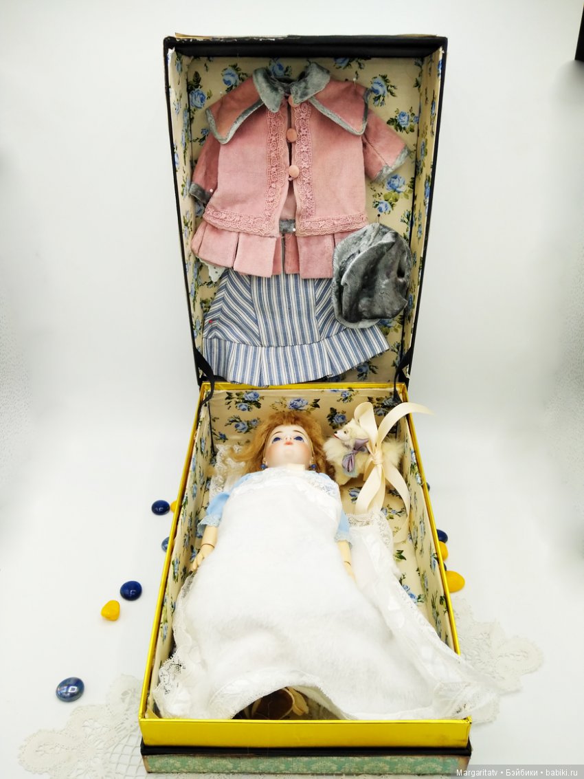 Наряд для реплики Брю — Редкие антикварные куклы и реплики: воск