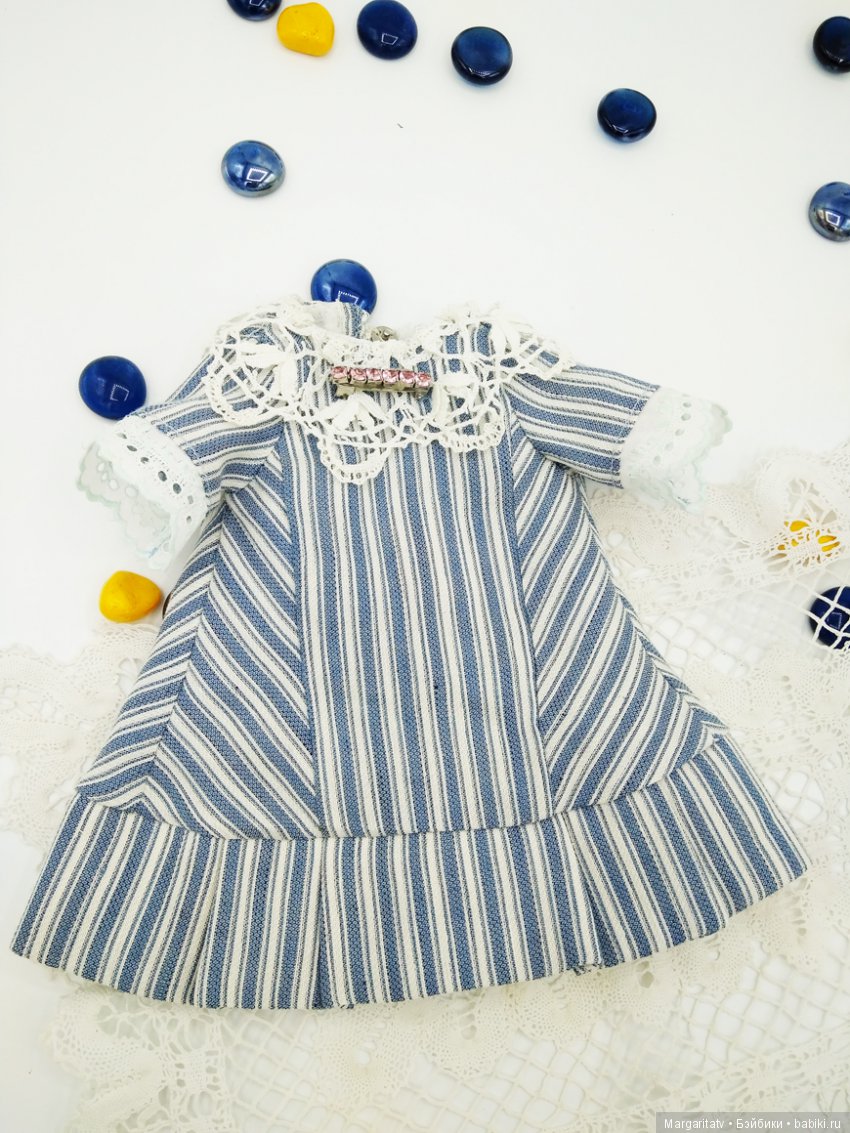 Наряд для реплики Брю — Редкие антикварные куклы и реплики: воск