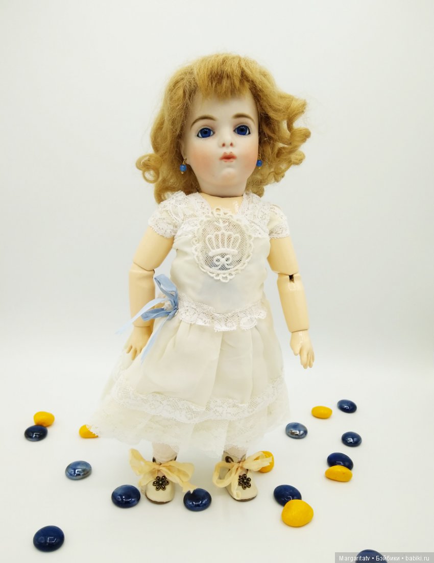 Наряд для реплики Брю — Редкие антикварные куклы и реплики: воск (фото 4)