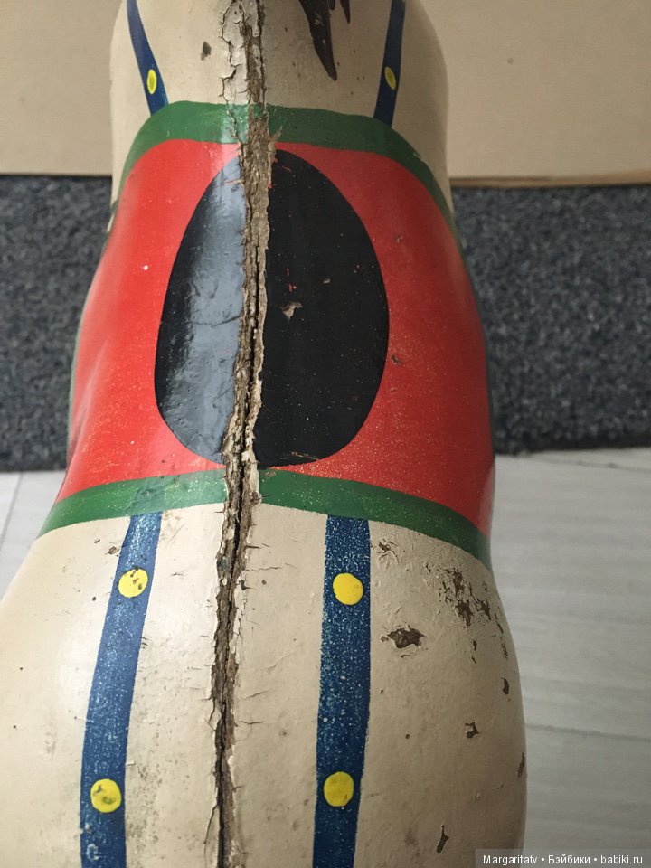 Реставрация лошадки — Ремонт кукол СССР и ГДР (немок): чернота