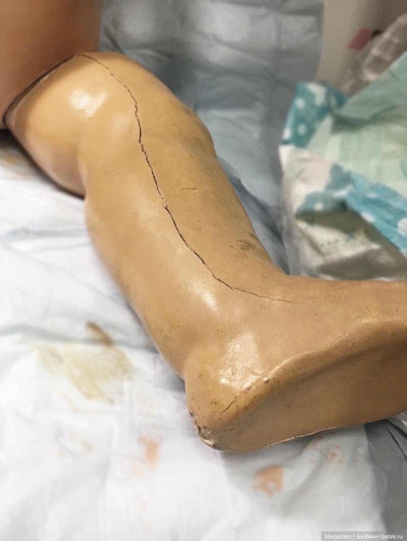 И снова Зонненберг — Реставрация антикварных кукол: ремонт фарфора (фото 2)