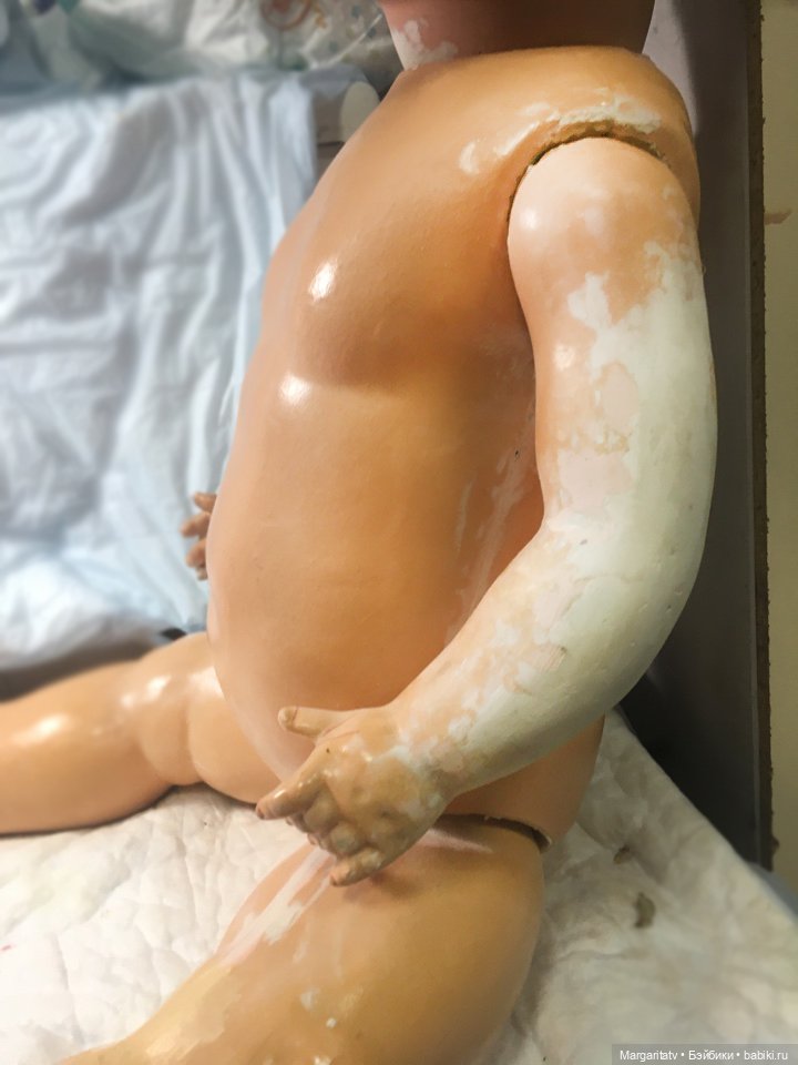 И снова Зонненберг — Реставрация антикварных кукол: ремонт фарфора (фото 9)