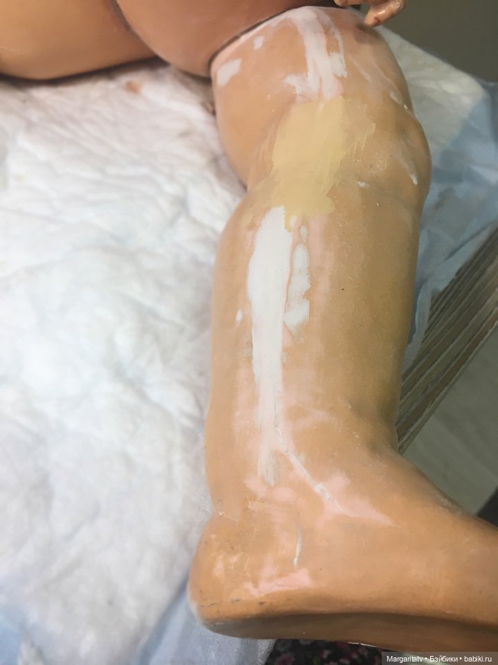 И снова Зонненберг — Реставрация антикварных кукол: ремонт фарфора (фото 8)