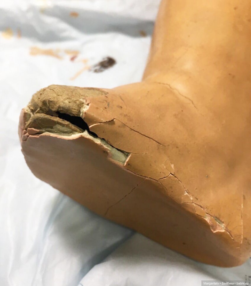 И снова Зонненберг — Реставрация антикварных кукол: ремонт фарфора (фото 3)