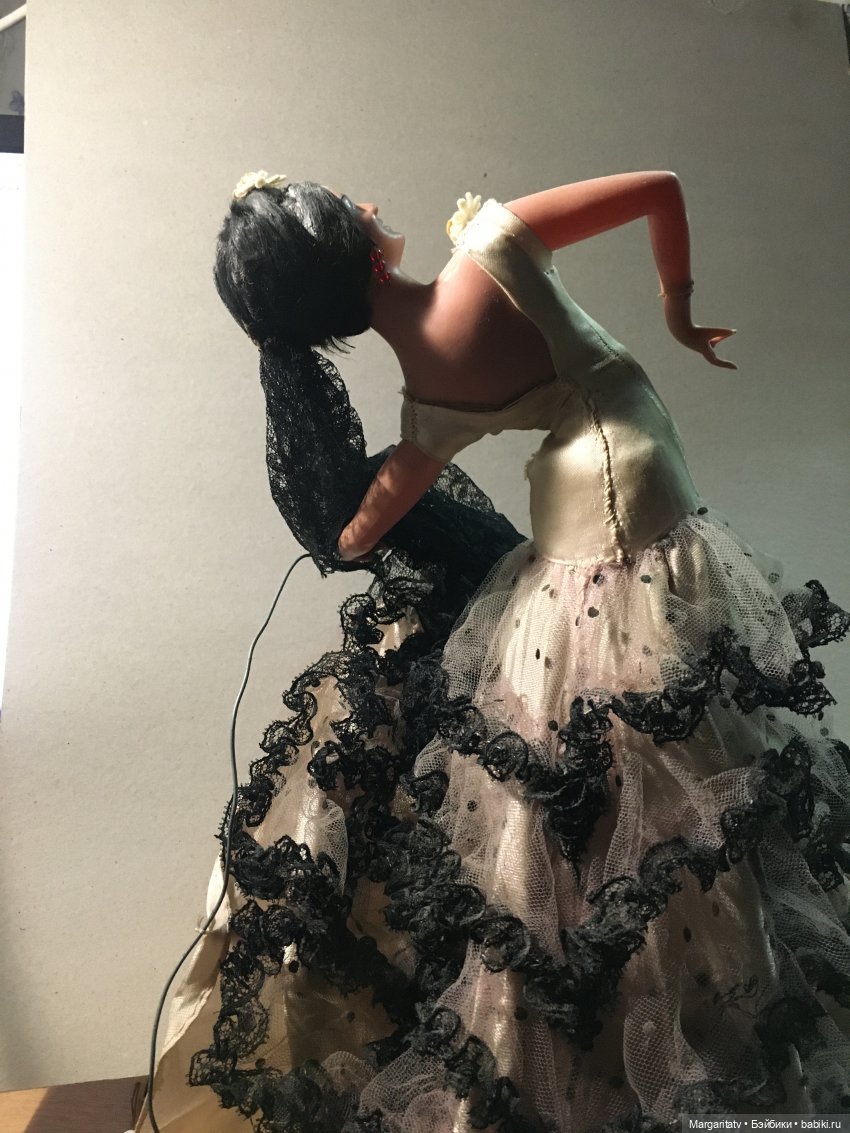 Ремонт винтажной испанской куклы от Marin Chiclana