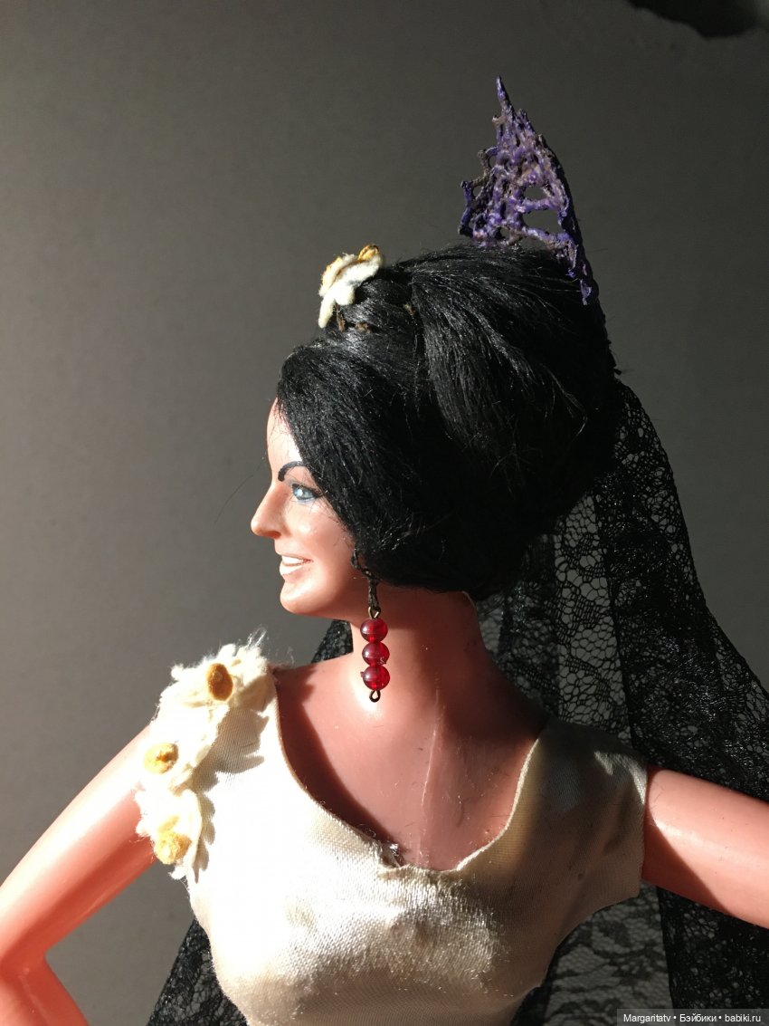 Ремонт винтажной испанской куклы от Marin Chiclana