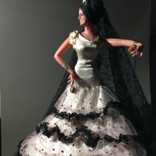 Ремонт винтажной испанской куклы от Marin Chiclana