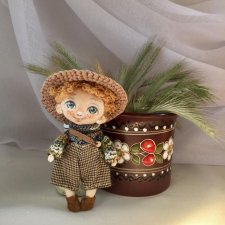 Мои Кнопики - детки, поцелованные солнышком). Мини-куколки от Людмилы Лебедюк