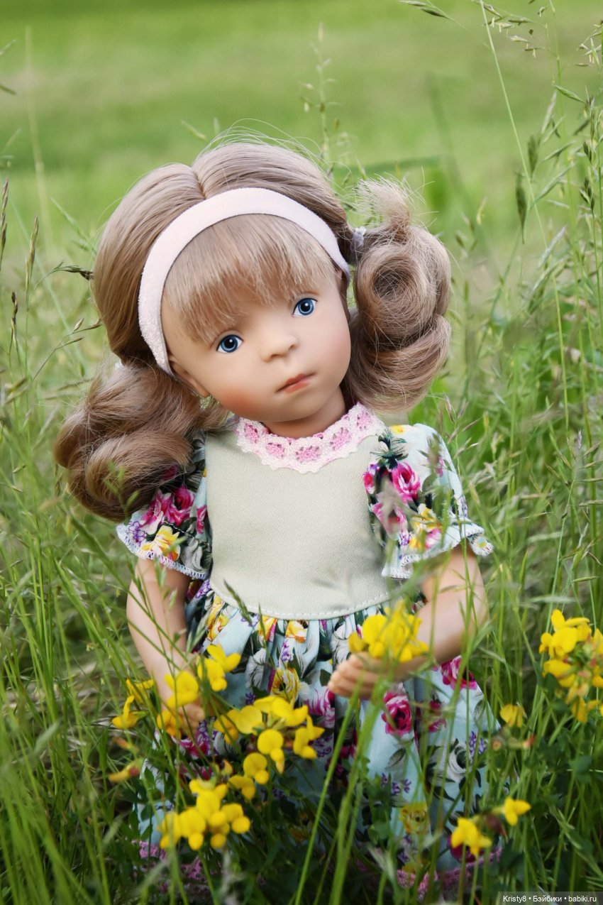 Роми, лето и цветы | Бэйбики Роми, лето и цветы — Куклы Petitcollin (Петитколлин) и Sylvia Natterer: Minouche (фото 7)