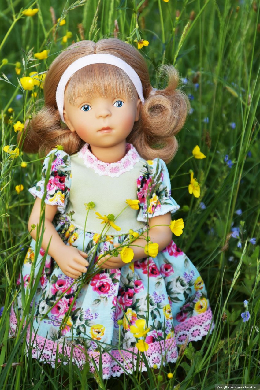 Роми, лето и цветы | Бэйбики Роми, лето и цветы — Куклы Petitcollin (Петитколлин) и Sylvia Natterer: Minouche (фото 6)
