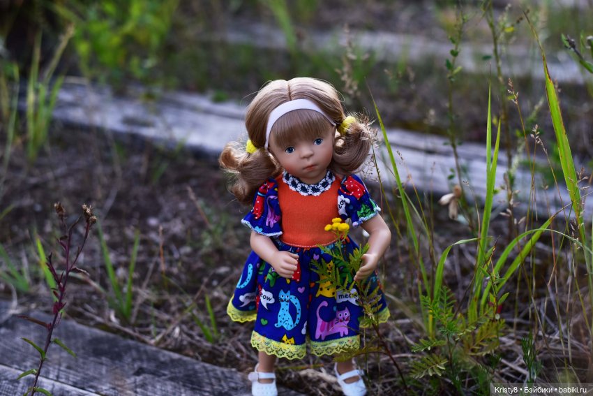 Роми, лето и цветы | Бэйбики Роми, лето и цветы — Куклы Petitcollin (Петитколлин) и Sylvia Natterer: Minouche