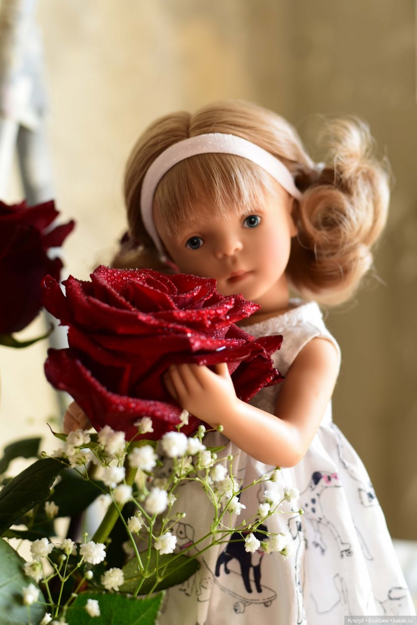 Роми, лето и цветы | Бэйбики Роми, лето и цветы — Куклы Petitcollin (Петитколлин) и Sylvia Natterer: Minouche