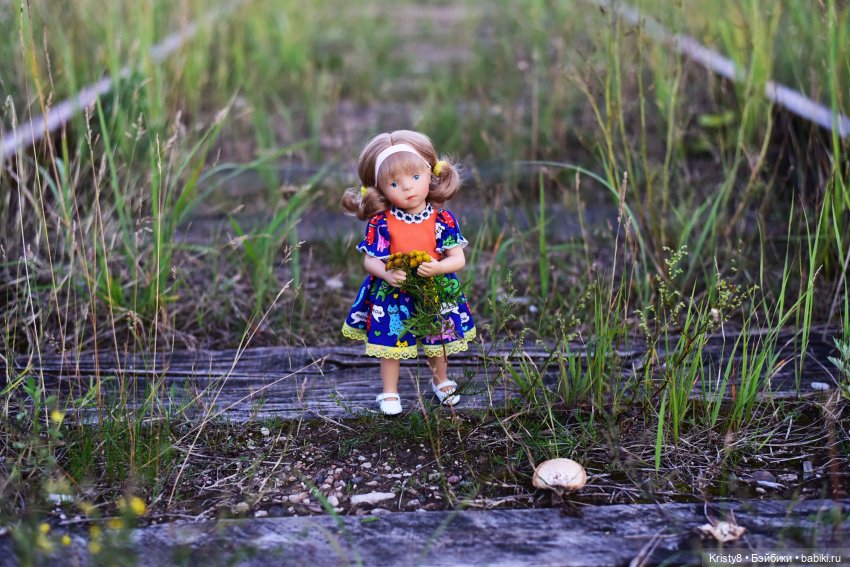 Роми, лето и цветы — Куклы Petitcollin (Петитколлин) и Sylvia Natterer: Minouche