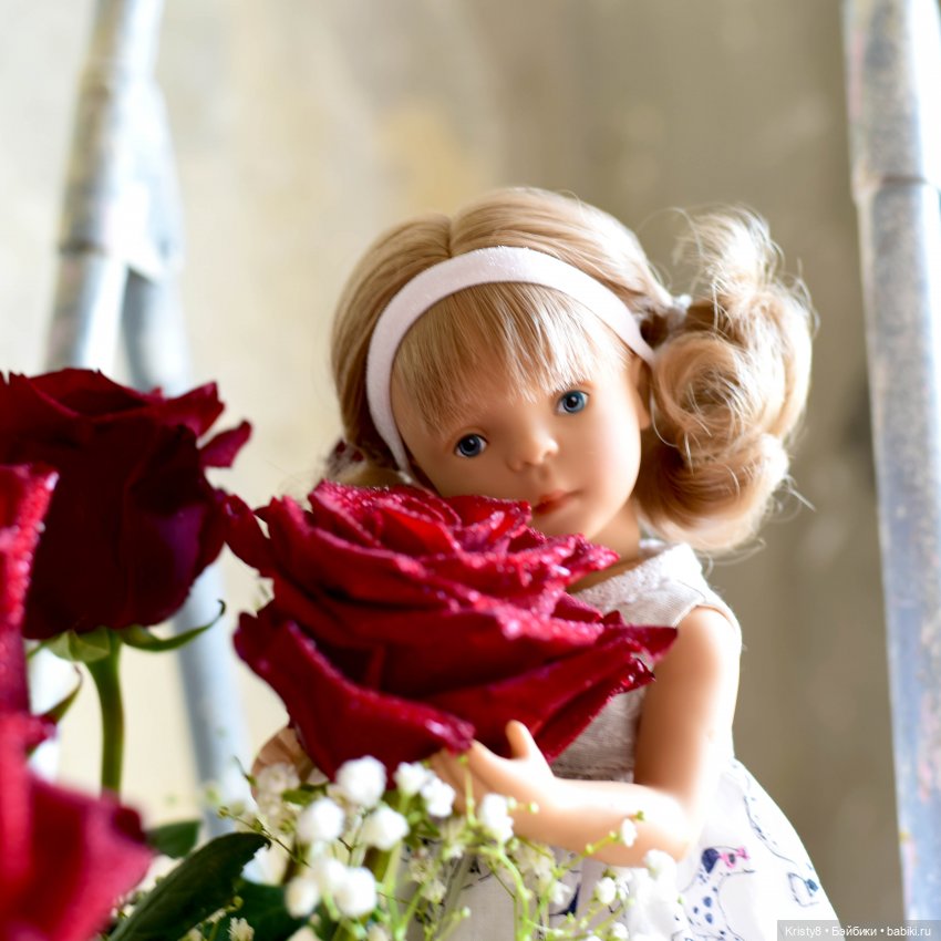 Роми, лето и цветы | Бэйбики Роми, лето и цветы — Куклы Petitcollin (Петитколлин) и Sylvia Natterer: Minouche
