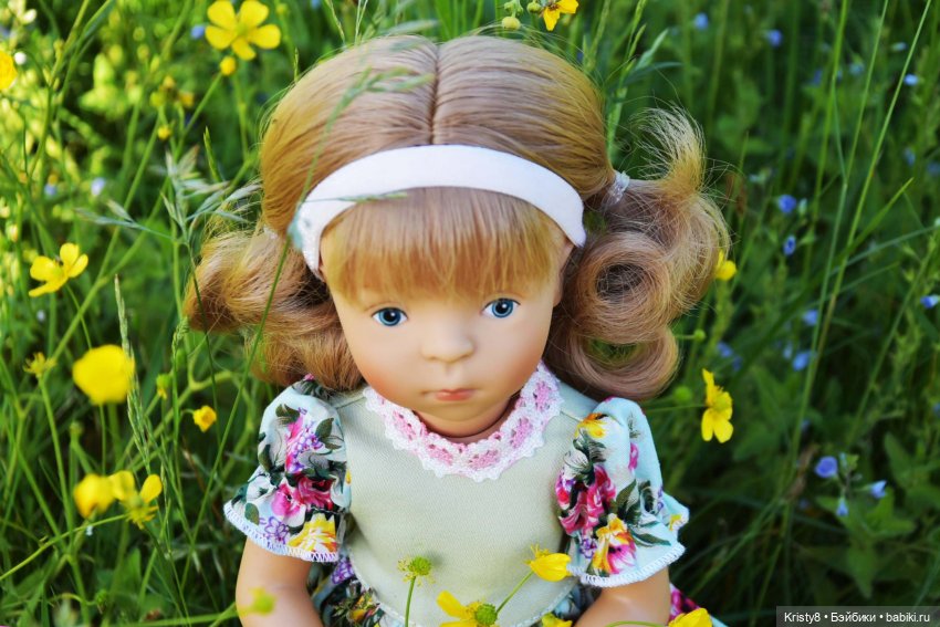Роми, лето и цветы | Бэйбики Роми, лето и цветы — Куклы Petitcollin (Петитколлин) и Sylvia Natterer: Minouche (фото 5)
