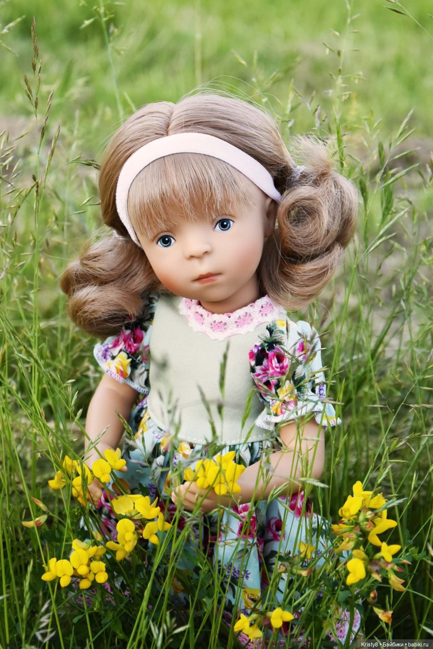 Роми, лето и цветы | Бэйбики Роми, лето и цветы — Куклы Petitcollin (Петитколлин) и Sylvia Natterer: Minouche (фото 8)