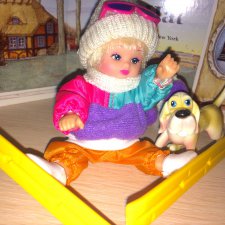 Ультрамодный лыжник Baby world