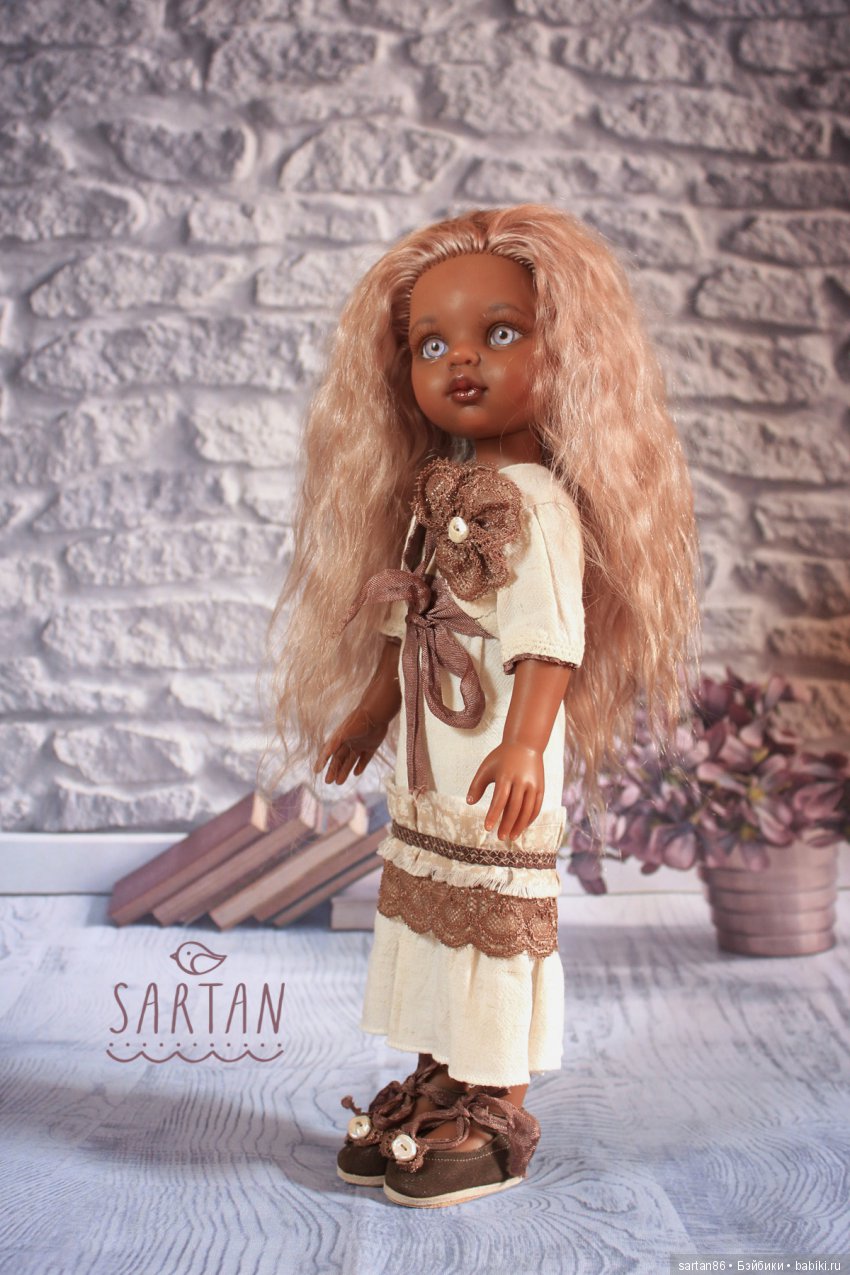 Черная орхидея - ООАК Норы от Паола Рейна (Paola Reina)