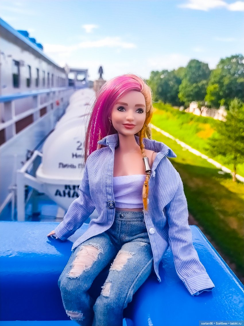 Речной круиз глазами куклы. Канал им. Москвы