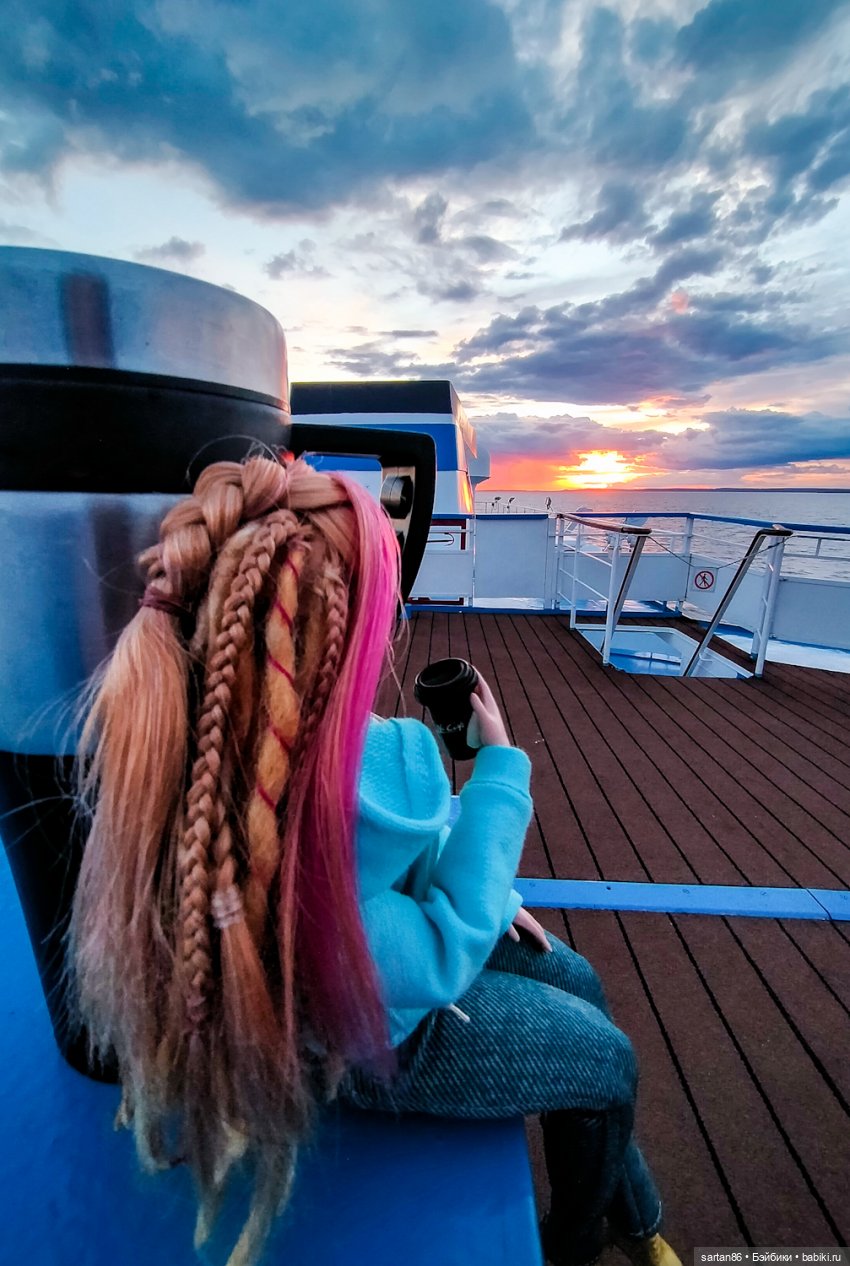 Речной круиз глазами куклы. Карелия