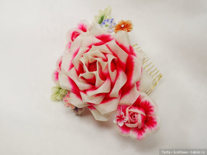 Украшения канзаши — для кукол и не только (фото 3)