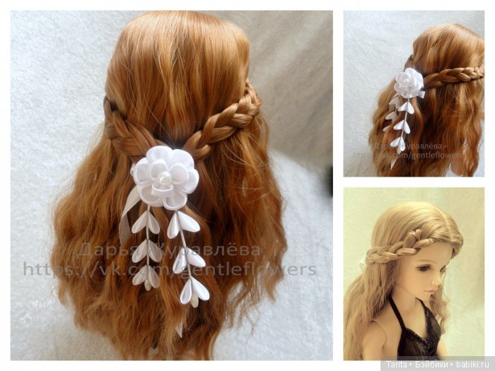 Украшения канзаши — для кукол и не только (фото 8)