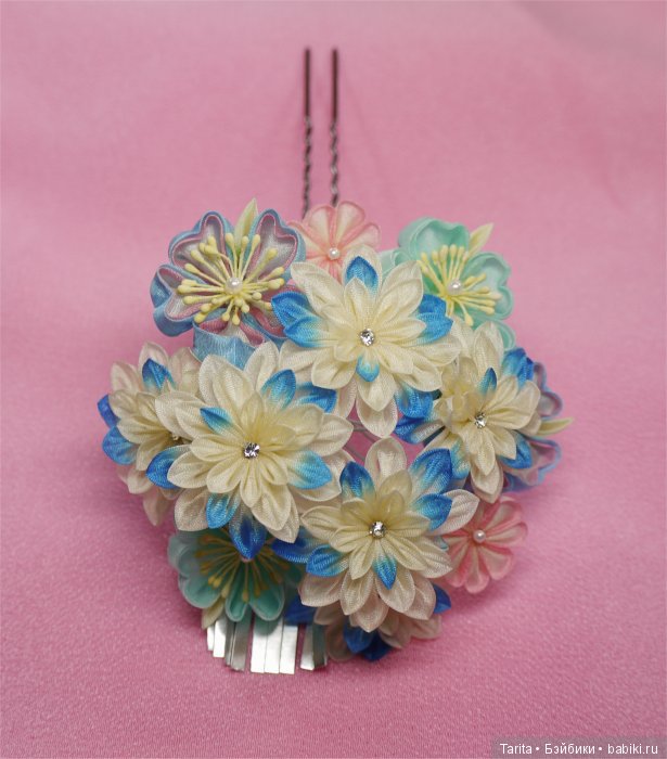 Украшения канзаши — для кукол и не только (фото 2)
