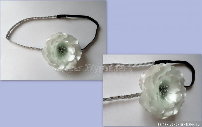 Повязочки канзаши — Канзаши (цветоделие): цветы из лент (фото 9)