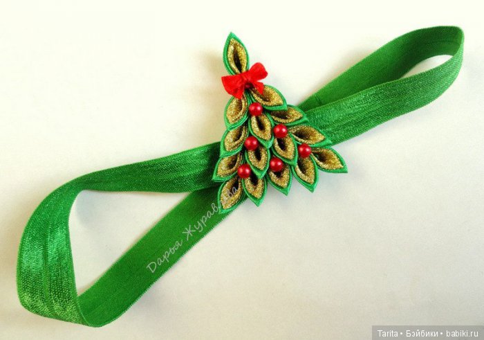 Повязочки канзаши — Канзаши (цветоделие): цветы из лент (фото 5)