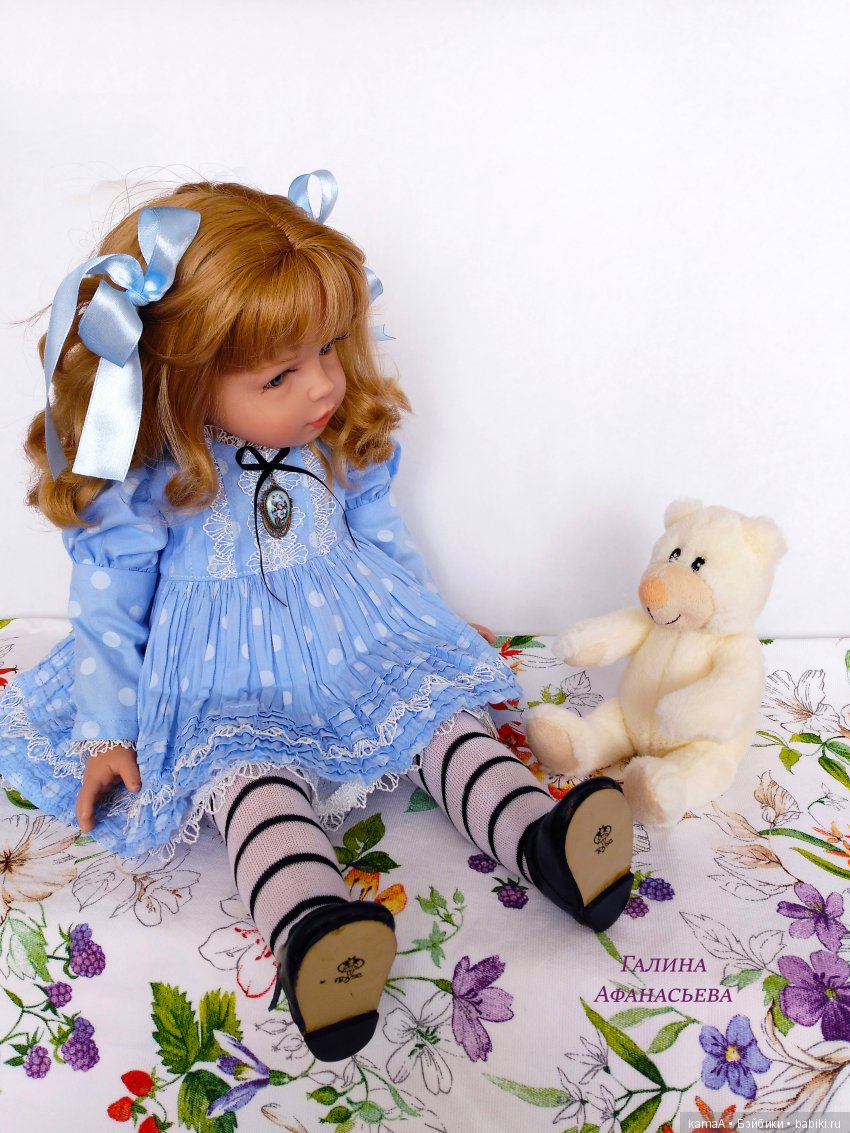 Голубое настроение с куколкой фирмы TOYSE CE ISPAN (фото 4)