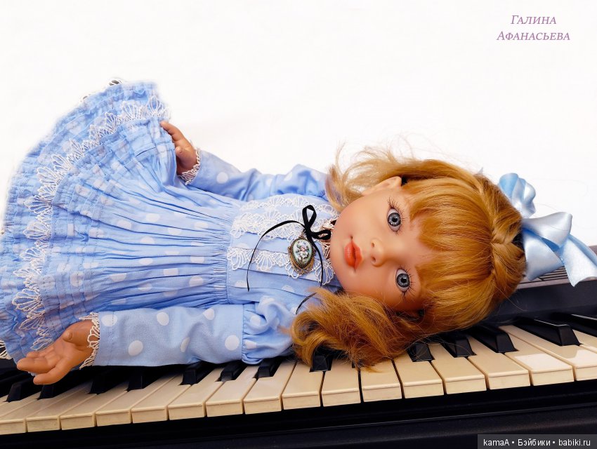 Голубое настроение с куколкой фирмы TOYSE CE ISPAN (фото 10)