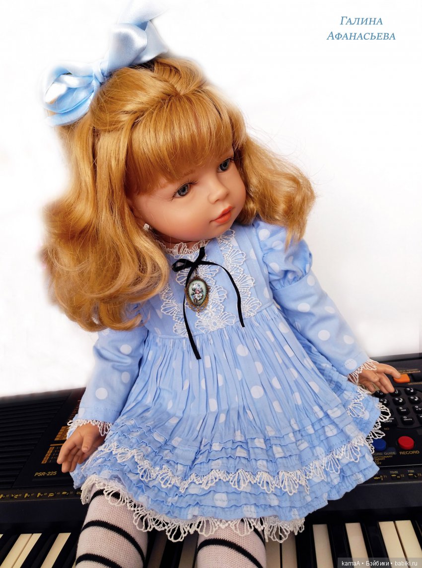 Голубое настроение с куколкой фирмы TOYSE CE ISPAN (фото 9)