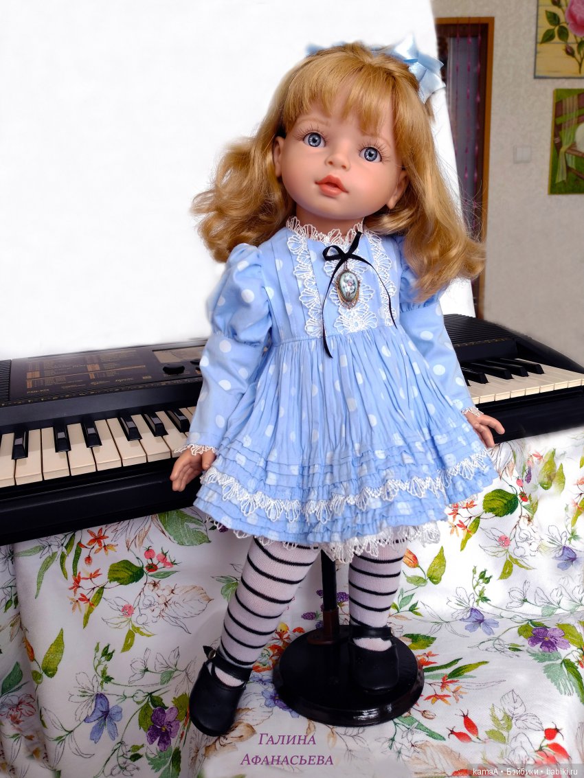 Голубое настроение с куколкой фирмы TOYSE CE ISPAN