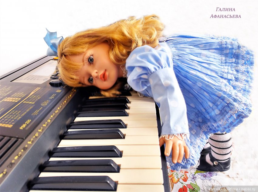 Голубое настроение с куколкой фирмы TOYSE CE ISPAN (фото 7)