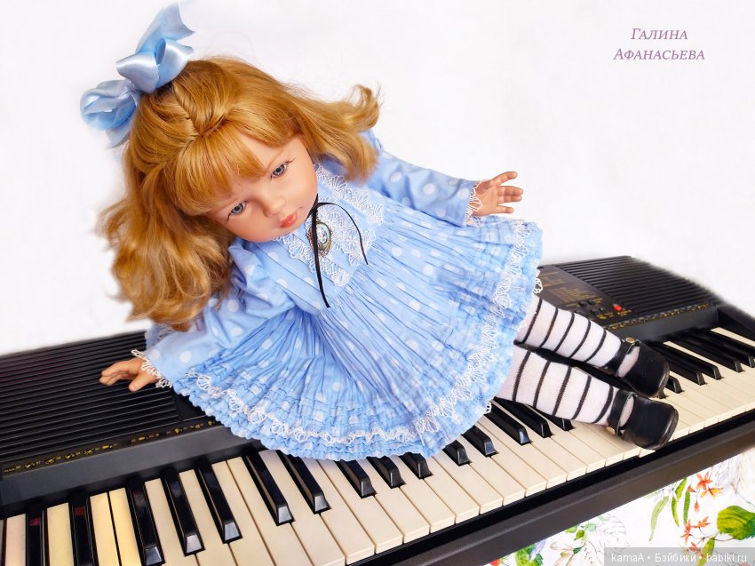 Голубое настроение с куколкой фирмы TOYSE CE ISPAN (фото 8)