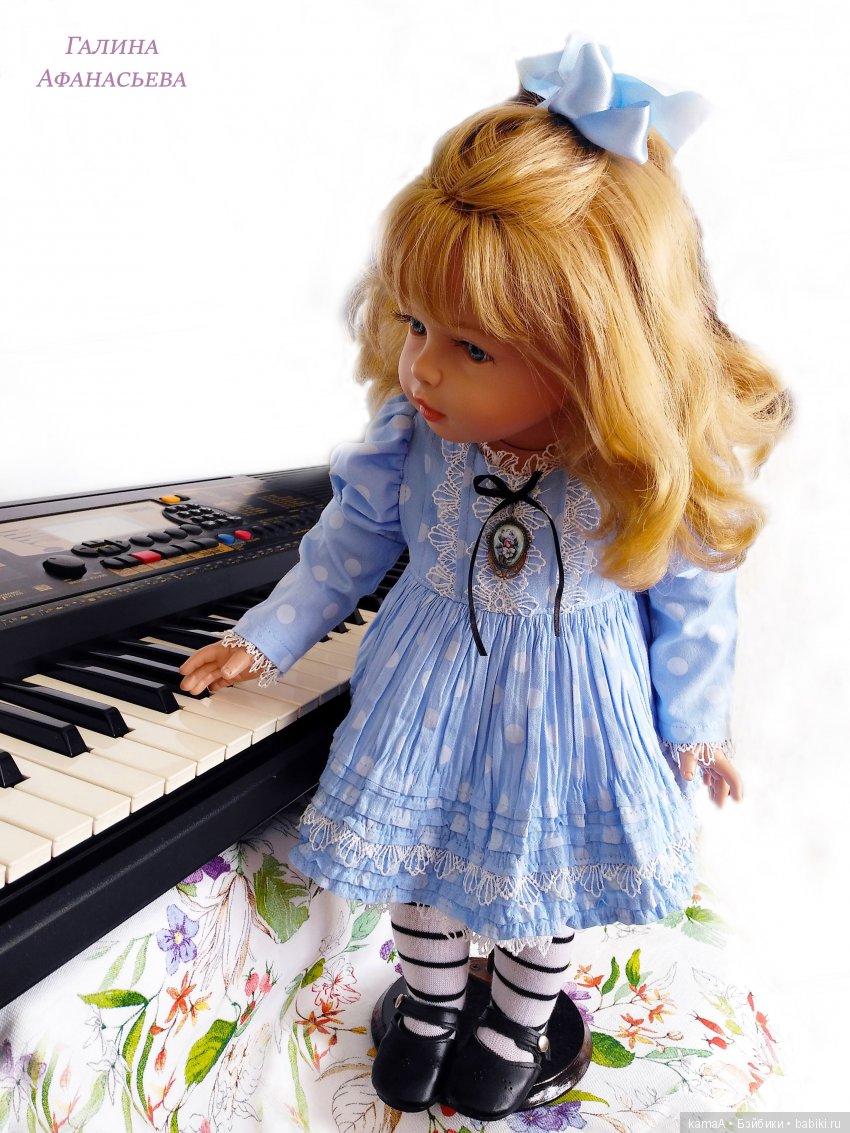 Голубое настроение с куколкой фирмы TOYSE CE ISPAN (фото 5)