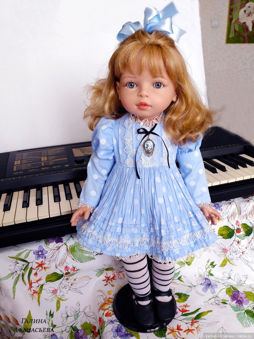 Голубое настроение с куколкой фирмы TOYSE CE ISPAN