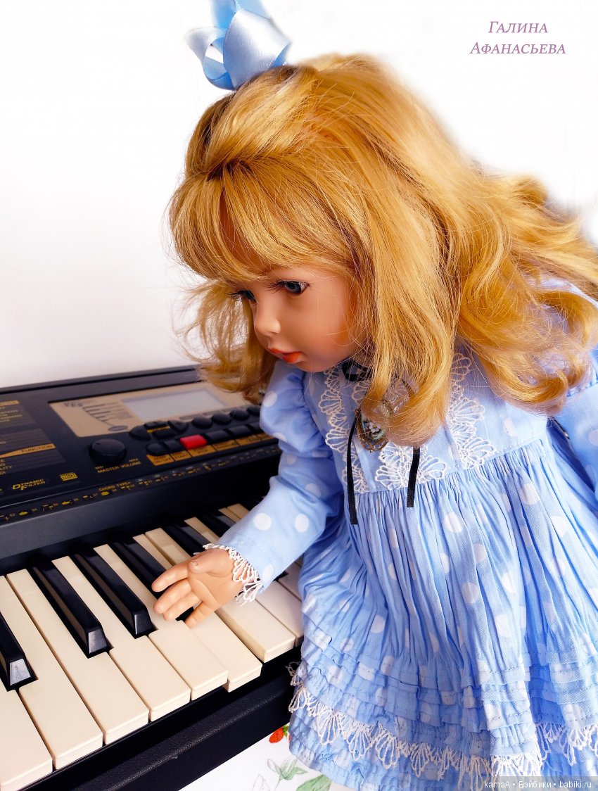 Голубое настроение с куколкой фирмы TOYSE CE ISPAN (фото 6)